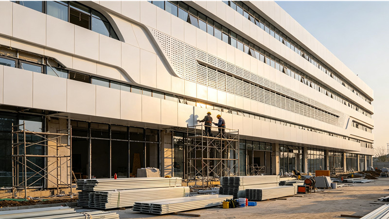外墙铝单板一般用多厚？小区旧改与公建幕墙选材标准