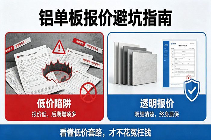 铝单板透明报价，规避低价增项陷阱